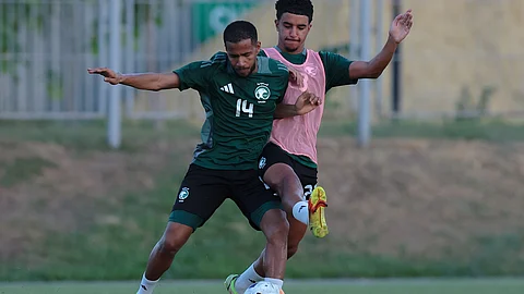 جانب من تدريبات المنتخب السعودي تحت 23 عامًا لكرة القدم