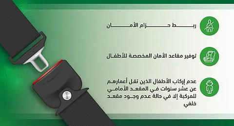 لرحلة آمنة.. "المرور " يدعو للتأكد من سلامة الركاب قبل التحرك