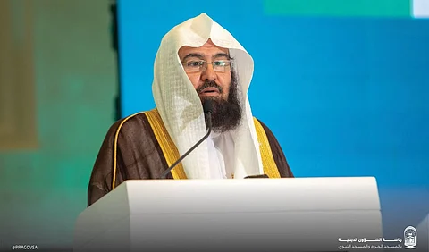 رئيس الشؤون الدينية بالمسجد الحرام والمسجد النبوي عبدالرحمن السديس