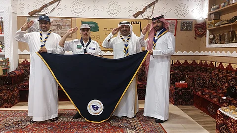 الرياض تحتفل بروح الكشفية في ديوانية آل حسين التاريخية بمناسبة اليوم العالمي للمنديل الكشفي
