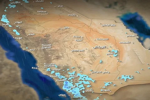النموذج العددي السعودي يتوقع أمطارًا متفرقة حتى منتصف أغسطس.. 10 مناطق والرياض حاضرة