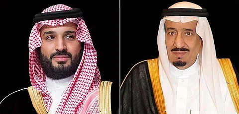خادم الحرمين الشريفين الملك سلمان بن عبدالعزيز وولي العهد الأمير محمد بن سلمان -حفظهما الله-