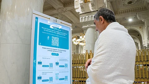 من دخول المسجد الحرام وحتى التحلل.. "الشؤون الدينية" توفر شاشات تقنية ذكية لخدمة المعتمرين
