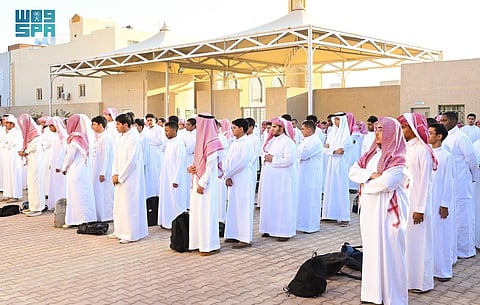 انتظام طلاب وطالبات التعليم العام في مدارس المملكة إيذانًا ببدء عام دراسي جديد