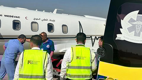 تنفيذ إخلاء طبي جوي لمواطنة في حالة حرجة من القاهرة إلى المملكة