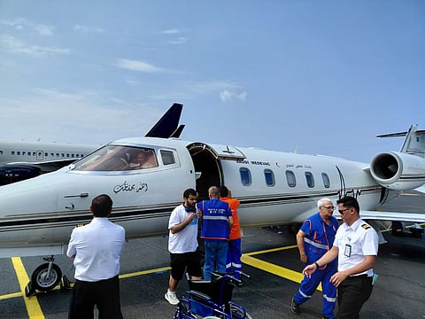 السفارة السعودية في جورجيا تتابع نقل مواطن مصاب عبر طائرة إخلاء طبي