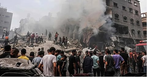 استشهاد خمسة فلسطينيين في قصف إسرائيلي على مخيم الشاطئ غربي غزة