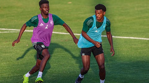 جانب من تدريبات لاعبي المنتخب السعودي تحت 20 عامًا لكرة القدم