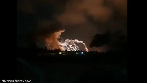 غارات إسرائيلية على حمص واللاذقية