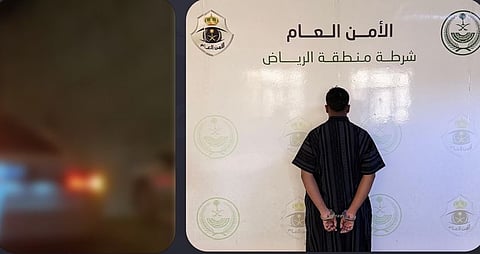 استعرض السلاح وأطلق النار في مكان عام بالرياض.. والشرطة ترصده وتوقفه