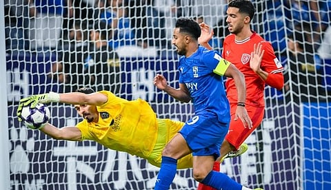 جانب من لقاء الهلال والدحيل القطري