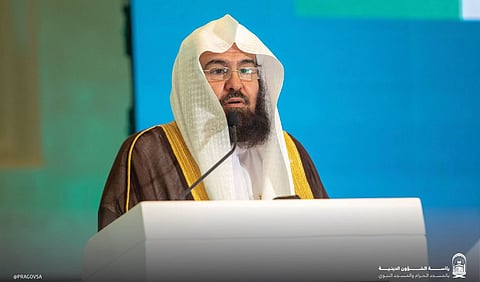 رئيس الشؤون الدينية بالمسجد الحرام والمسجد النبوي عبدالرحمن بن عبدالعزيز السديس