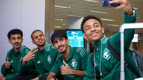لاعبو المنتخب السعودي تحت 20 عامًا لكرة القدم