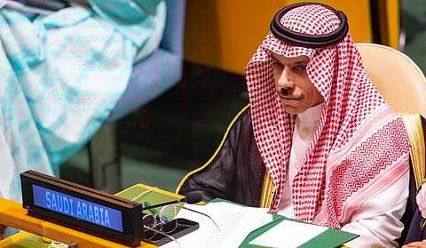 وزير الخارجية الأمير فيصل بن فرحان