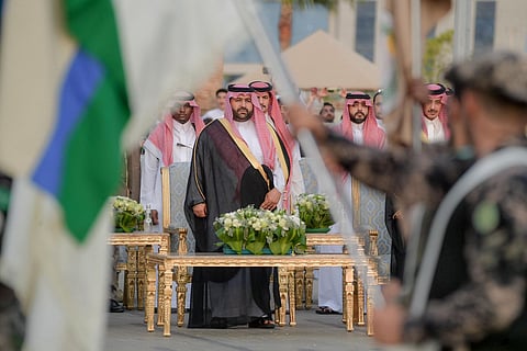 أمير جازان ونائبه يشهدان العروض الجوية والعسكرية احتفاءً باليوم الوطني الـ95