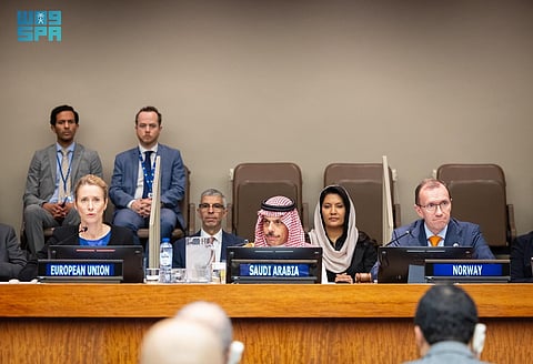 وزير الخارجية يترأس الاجتماع الوزاري رفيع المستوى للتحالف العالمي لتنفيذ حل الدولتين