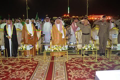 أهالي الليث يحتفون باليوم الوطني الـ95 بعروض شعبية وأوبريت "رؤية وطن"