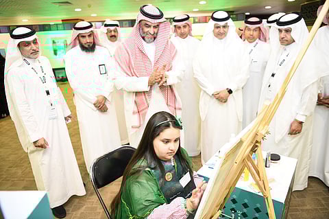 95 لوحةً فنية ترسم مشاعر طلبة تعليم مكة المكرمة باليوم الوطني