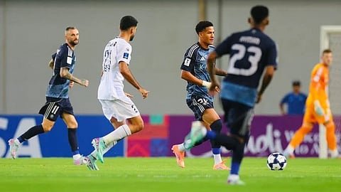 جانب من لقاء النصر والزوراء العراقي