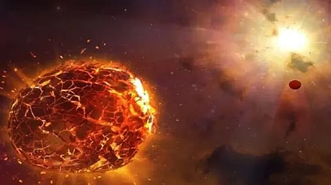 رصد كوكب هائم يبتلع 6 مليارات طن من الغاز والغبار في الثانية