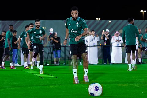 "الأخضر" يواصل استعداداته لمواجهة إندونيسيا الأربعاء المقبل