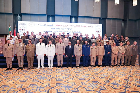 مكتب الدفاع المصري بالرياض يحتفل بـ52 عامًا على نصر أكتوبر المجيد
