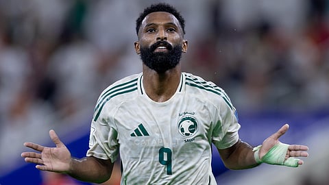 فراس البريكان لاعب المنتخب السعودي الأول لكرة القدم