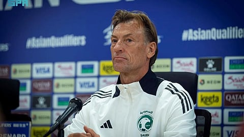 المدير الفني للمنتخب السعودي الأول لكرة القدم إيرڤي رينارد