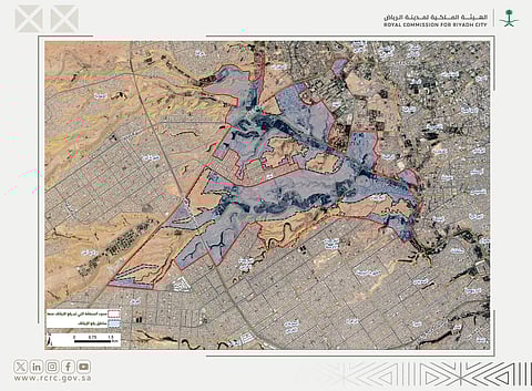الهيئة الملكية لمدينة الرياض تعلن رفع الإيقاف عن أراضٍ غرب العاصمة بمساحة 33.24 كم²