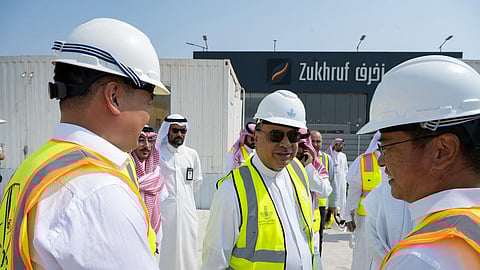 42 % نسبة إنجاز مشروع جسر الجبيل – الظهران.. وأمين الشرقية يتفقد سير ميدانيًا