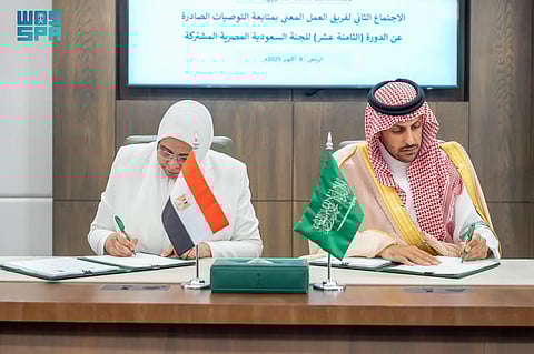 اللجنة السعودية المصرية المشتركة تعتمد اكتمال 38 مبادرة و4 مذكرات تفاهم في اجتماعها بالرياض
