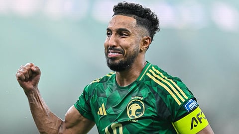 سالم الدوسري رجل المباراة أمام منتخب العراق