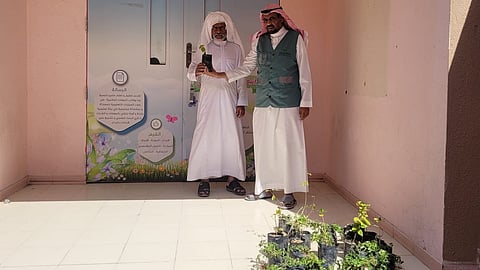 "بيئة الكامل" توزّع 400 شتلة بمدرسة ابتدائية دعمًا لحملة التشجير الوطنية