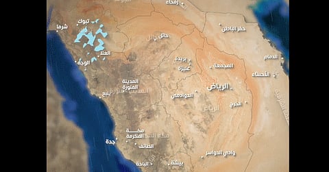 النموذج العددي السعودي يتوقع هطول أمطار على عدة مناطق ابتداءً من اليوم حتى مطلع الأسبوع المقبل