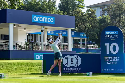 أليسون لي تشارك في "أرامكو – شينزن" وتؤكد حضور المرأة في الجولف