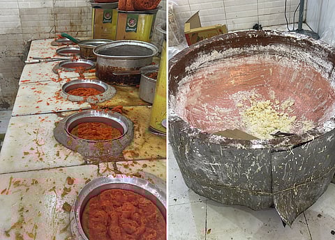 ضبط معمل حلويات مخالف داخل حي سكني في محايل