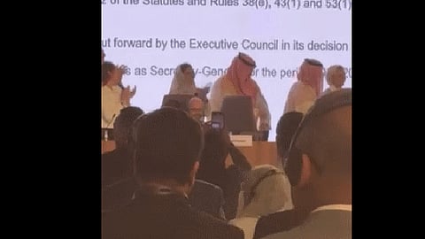 حصرياً بالفيديو.. لحظة إعلان اعتماد انتخاب شيخة نويس أميناً عاماً جديداً لمنظمة الأمم المتحدة للسياحة في الرياض