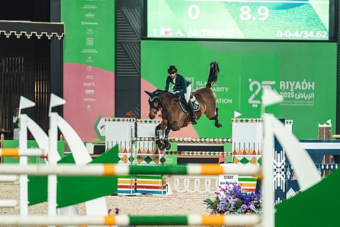 الفارس السعودي "المبطي" ينتزع ذهبية قفز الحواجز في دورة ألعاب التضامن الإسلامي