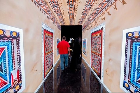 منطقة تفاعلية في "بَنان".. عرض الحرف بلغة التقنية