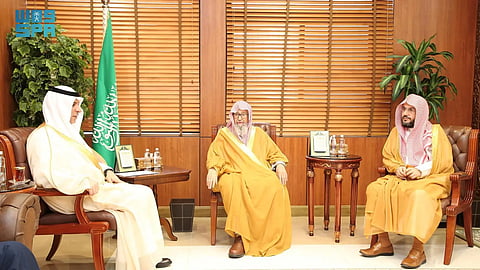 مفتي عام المملكة يستقبل الرئيس التنفيذي لهيئة الإذاعة والتلفزيون