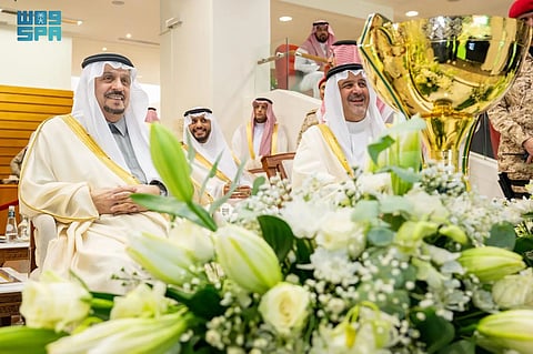 تحت رعاية ولي العهد ونيابة عنه.. أمير الرياض يتوّج الفائزين بكأسي ولي العهد للخيل المنتَجة محليًّا وللإنتاج والمستورد