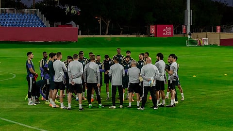 على ملعب "البيت".. الأخضر يختتم استعداده لمواجهة الأردن في نصف نهائي كأس العرب