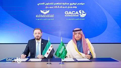 المملكة وسوريا توقّعان مذكرة تفاهم للتعاون الفني في مجال الطيران المدني