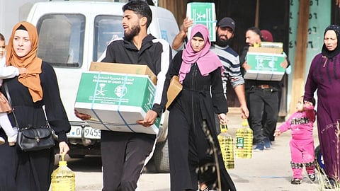 "إغاثي الملك سلمان" يضخ ملايين اللترات ويوزّع الغذاء والدواء لمحتاجين في اليمن ولبنان خلال نوفمبر