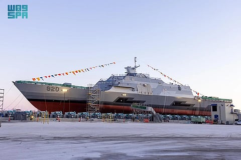 القوات البحرية تعوّم في الولايات المتحدة الأمريكية أولى سفنها القتالية ضمن مشروع "طويق"