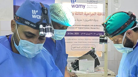 الندوة العالمية تُطلق قافلتها الطبية الجراحية "٢٣" في الكاميرون