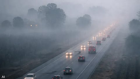 ضباب كثيف يحاصر كاليفورنيا.. تحذيرات صحية وقلق من "الرواسب البيضاء"