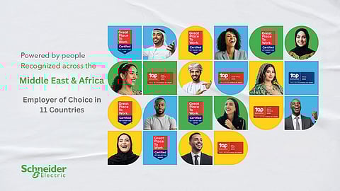 شنايدر إلكتريك تعتمد كجهة عمل مفضلة في 11 سوقًا رئيسيًا في الشرق الأوسط وأفريقيا