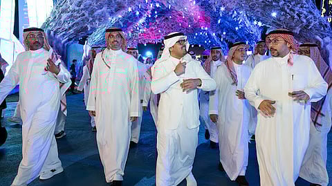 الأمير سعود بن مشعل يزور منطقة ونتر وندرلاند جدة