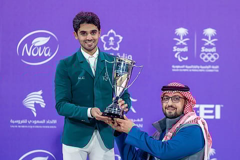 توّجه الأمير عبدالله بن فهد.. "المبطي" يخطف جائزة "قفز السعودية" الكبرى